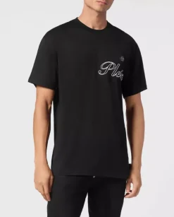 Czarny t-shirt z logo
