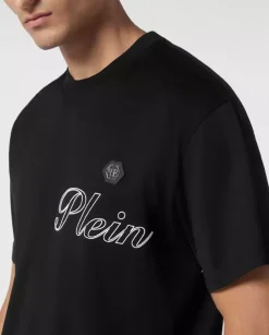 Czarny t-shirt z logo