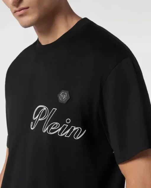 Czarny t-shirt z logo