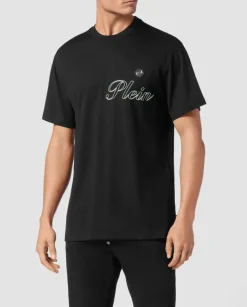Czarny t-shirt z logo