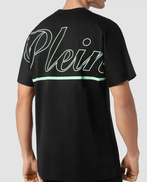 Czarny t-shirt z logo