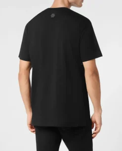 Czarny t-shirt z logo
