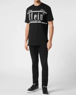 Czarny t-shirt z logo