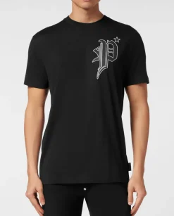 Czarny t-shirt z logo