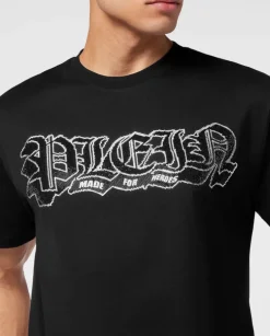 Czarny t-shirt z logo