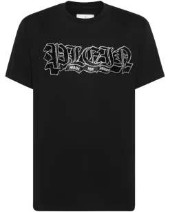 Czarny t-shirt z logo