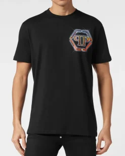 Czarny t-shirt z logo