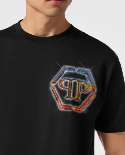 Czarny t-shirt z logo