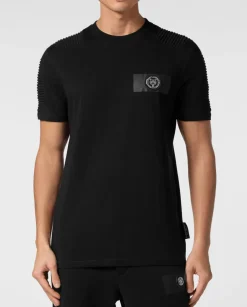 Czarny T-shirt z logo
