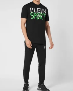 Czarny t-shirt z logo