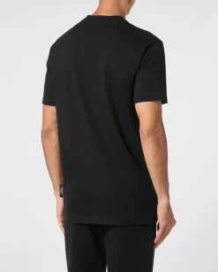 Czarny t-shirt z logo