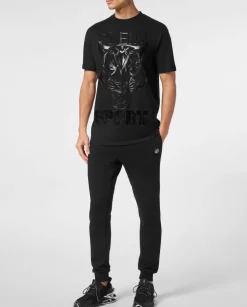 Czarny t-shirt z logo
