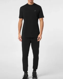 Czarny t-shirt z logo