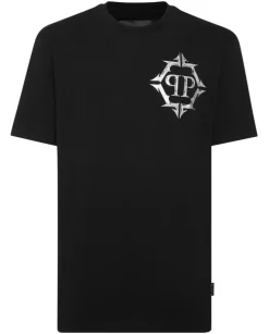 Czarny T-shirt z logo