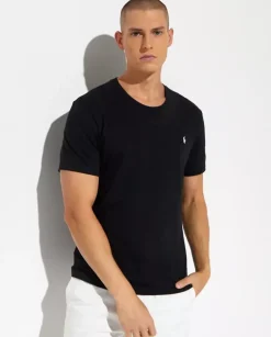 Czarny t-shirt z logo
