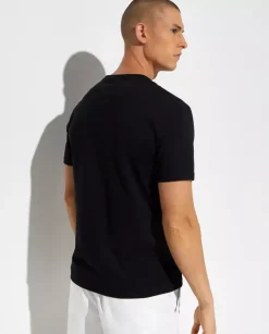 Czarny t-shirt z logo