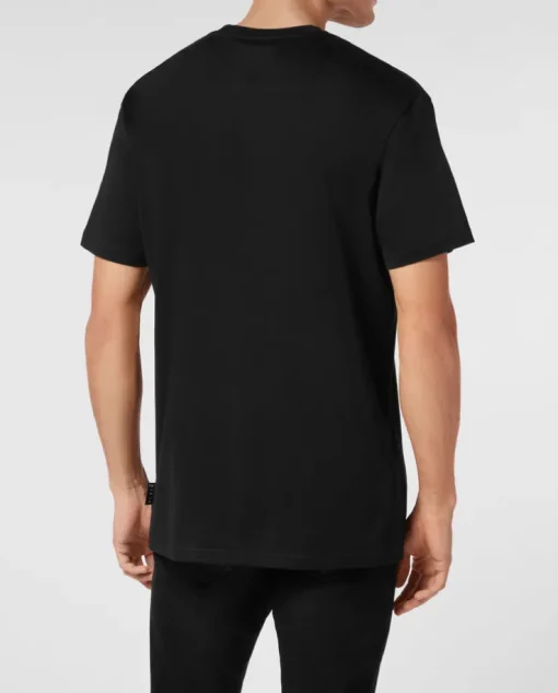 Czarny t-shirt z logo