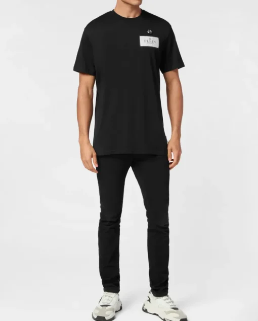 Czarny t-shirt z logo
