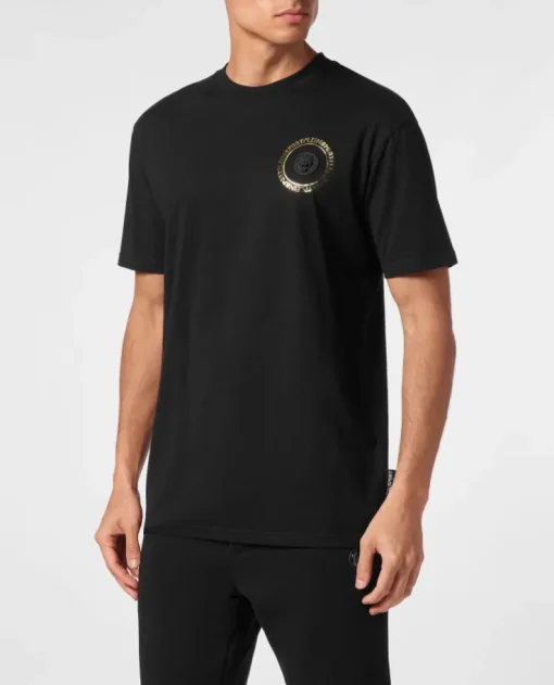 Czarny t-shirt z logo