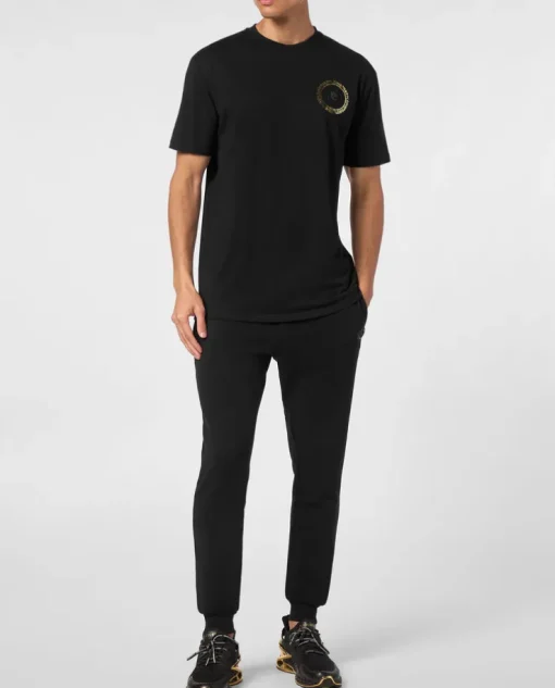 Czarny t-shirt z logo
