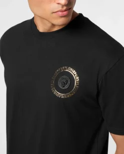 Czarny t-shirt z logo