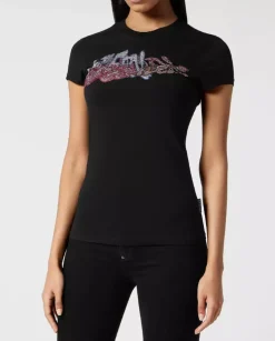 Czarny t-shirt z logo Bombing Graffiti