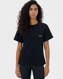 Czarny t-shirt z logo Horizon