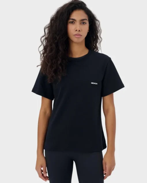 Czarny t-shirt z logo Horizon