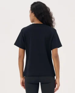 Czarny t-shirt z logo Horizon