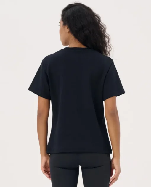 Czarny t-shirt z logo Horizon