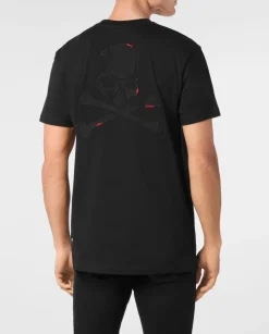 Czarny t-shirt z mini logo