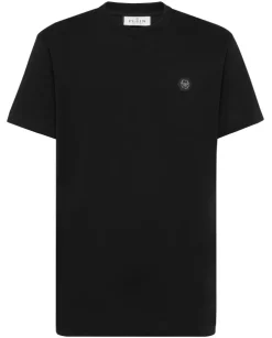 Czarny t-shirt z mini logo