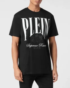 Czarny T-shirt z printem