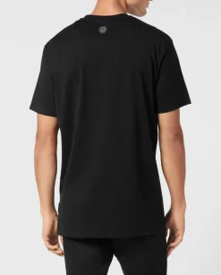 Czarny T-shirt z printem
