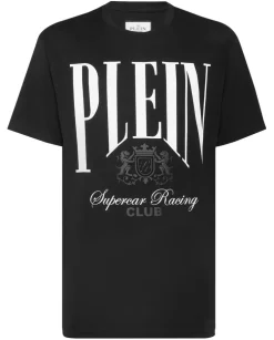 Czarny T-shirt z printem