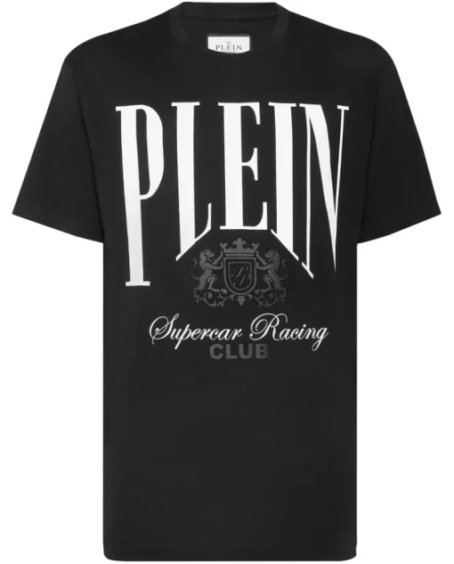 Czarny T-shirt z printem