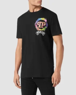 Czarny T-shirt z printem