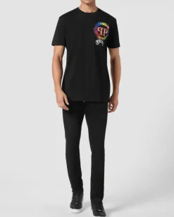 Czarny T-shirt z printem