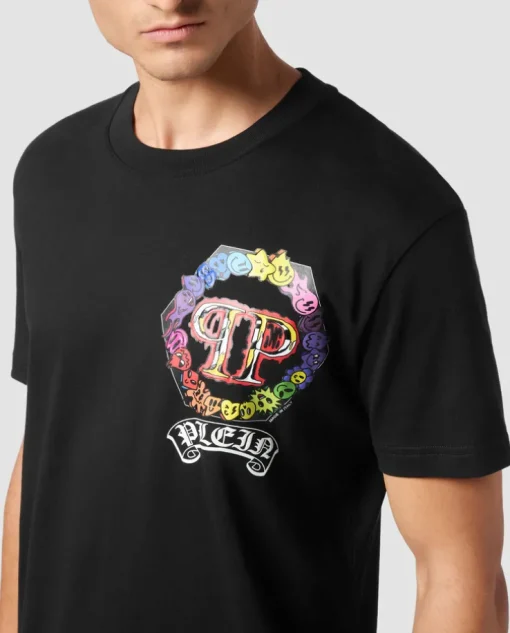 Czarny T-shirt z printem