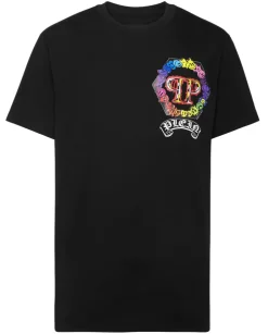 Czarny T-shirt z printem