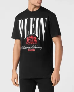 Czarny T-shirt z printem
