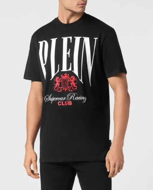 Czarny T-shirt z printem