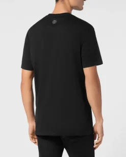 Czarny T-shirt z printem