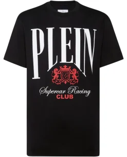 Czarny T-shirt z printem