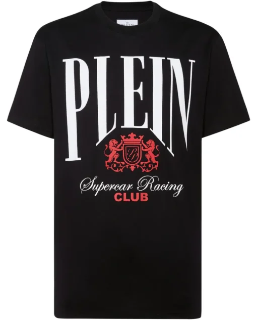 Czarny T-shirt z printem