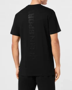Czarny T-shirt z printem