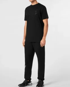 Czarny T-shirt z printem