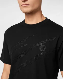 Czarny T-shirt z printem