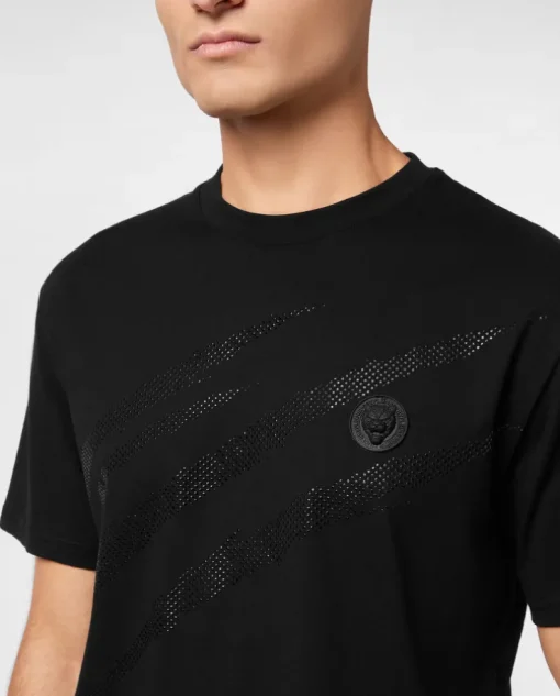 Czarny T-shirt z printem