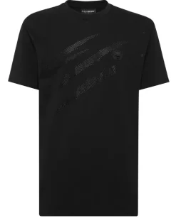 Czarny T-shirt z printem